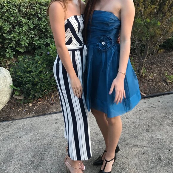 HM Striped Strapless Pant Romper - Picture 2 of 6